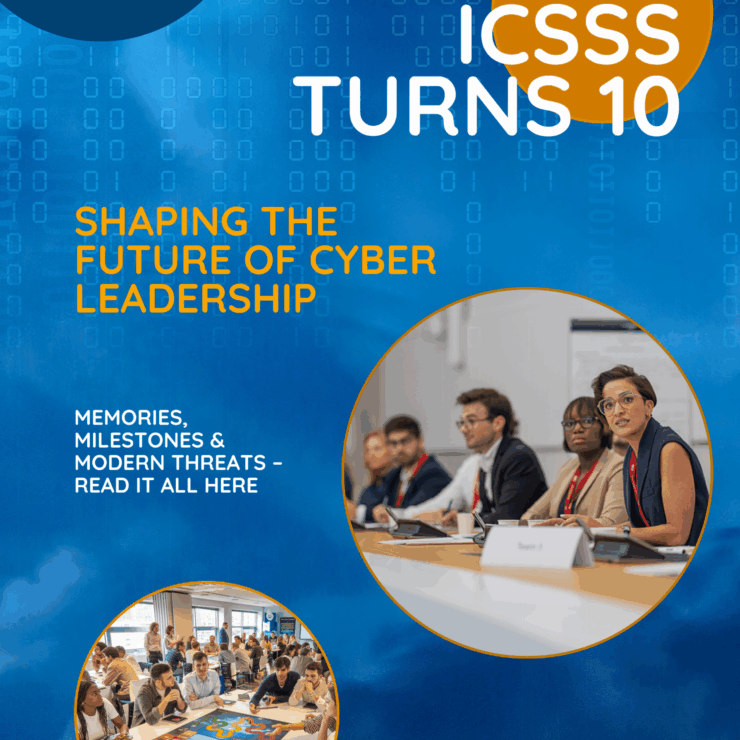 Title page of ICSSS Magazine, announcing the content